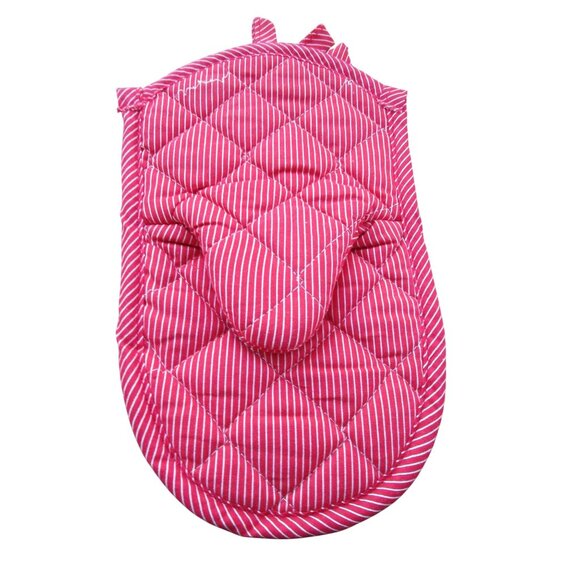 Gnomes Kissing Under Mistletoe Vintage 1979 Unieboek B.V. Holiday Oven Mitt GUC - Picture 2 of 14